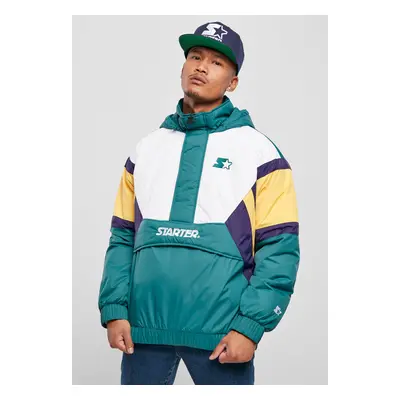 Starter Color Block Half Zip Retro Jacket retro green/wht/by/s prpl