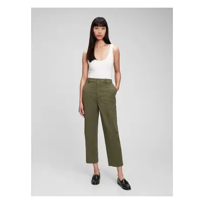 GAP Pants straight khaki Washwell - Women