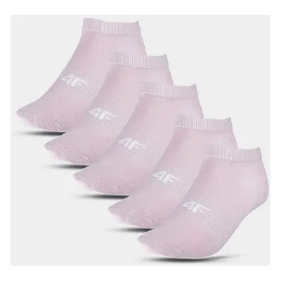 Girls' socks (5pack) 4F - pink