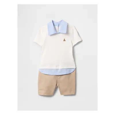 GAP Baby set of polo shirt and shorts - Boys