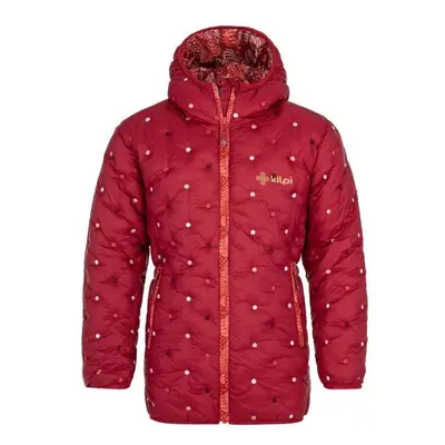 Girl's winter coat Kilpi DAMIA-JG dark red