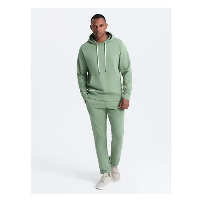 Ombre Men's tracksuit set pants + kangaroo sweatshirt