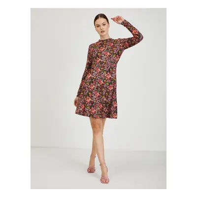 Burgundy Women's Floral Dress ORSAY - Ladies