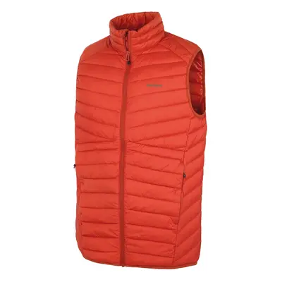 Men's down vest HUSKY Dresles brick orange