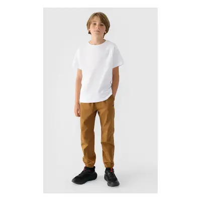 Boys Jogger alkalmi nadrág sima 4F khaki 4FJWMM00TTR