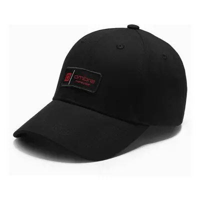 Ombre Men's baseball cap with patch - black