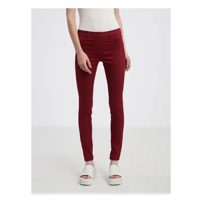 Women's red trousers CAMAIEU - Women