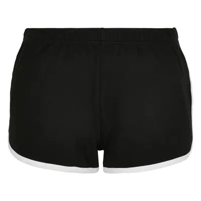 Women's Organic Interlock Retro Hotpants Black/White