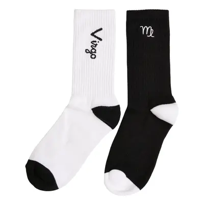 Zodiac 2-Pack Socks Black/White Virgo