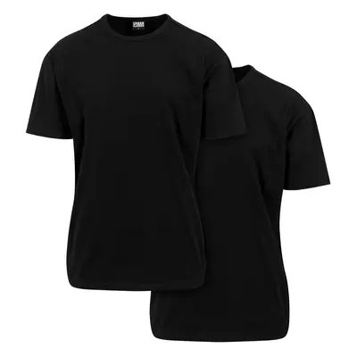 Oversized T-shirt 2-pack black+black