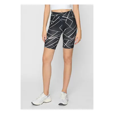 AOP Women's Cycle Shorts 2-Pack geometric black+black