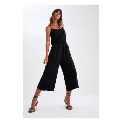 DEFACTO Crew Neck Strappy Jump Suit