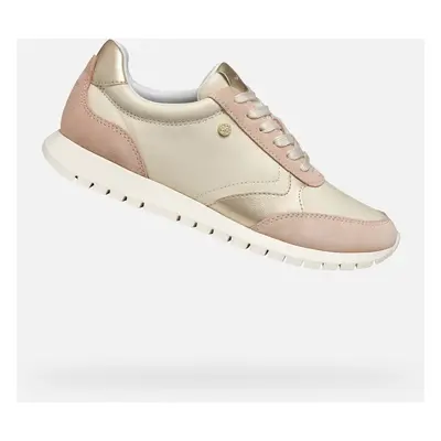 Cream women's sneakers Geox Sukie 2.0 - Women's