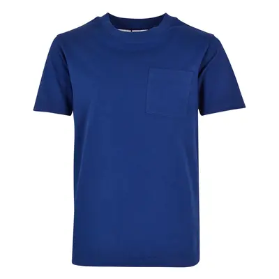 Boys' Organic Basic Pocket T-Shirt spaceblue