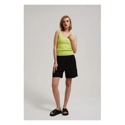 WOMEN'S SHORTS L-SH-4022 BLACK