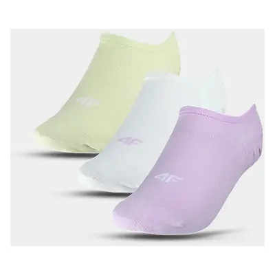 Women's Short Casual Socks (3 Pack) 4F - Multicolored