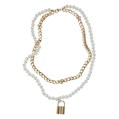 Pearl Layring Necklace - Gold Color