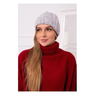 marka niezdefiniowana Cap with turn up Ariana K299 gray