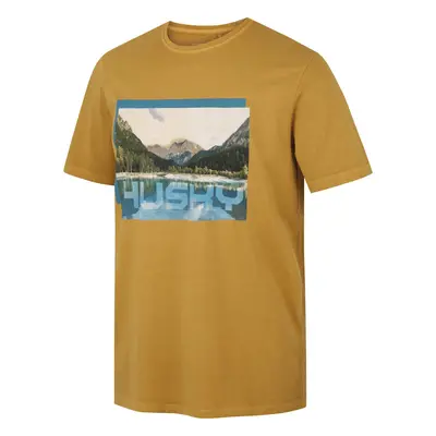 Men's cotton T-shirt HUSKY Tee Lake mustard