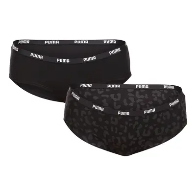 2PACK women's panties Puma black