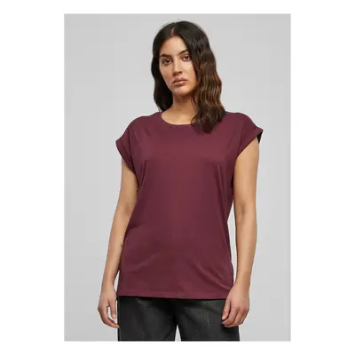 Women's T-shirt with extended shoulder cherry