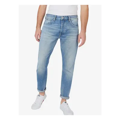 Light blue men's straight fit jeans Pepe Jeans Callen - Men