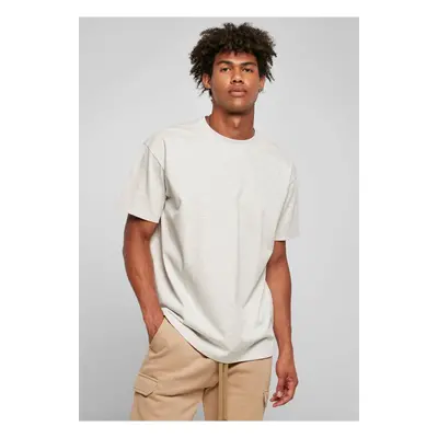 Heavy oversized T-shirt light gray color