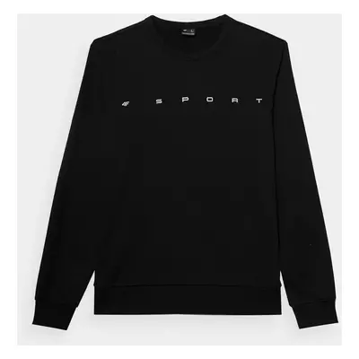 Men's 4F Cotton Sweatshirt - Black