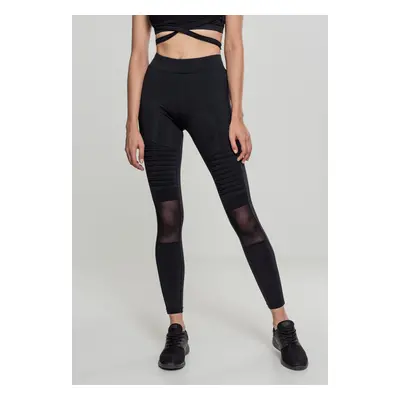 Women's Tech Mesh Biker Leggings Black