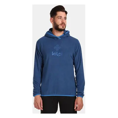 Men's fleece hooded sweatshirt Kilpi FLOND-M Dark blue