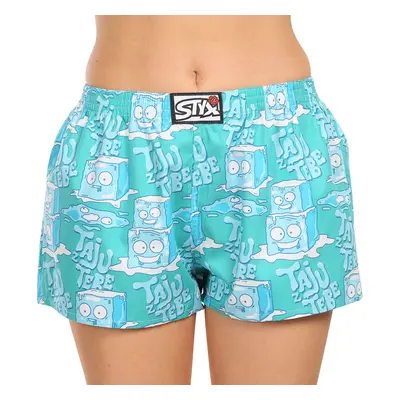 Women's boxer shorts Styx art classic rubber ice cubes