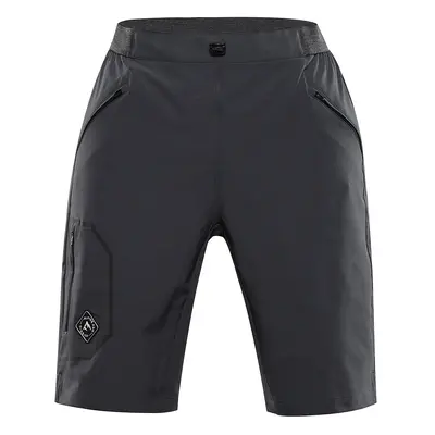 Men's outdoor shorts ALPINE PRO ZAMB dk.true gray