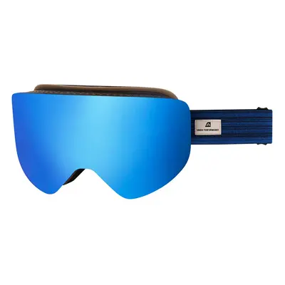 ALPINE PRO HELLQE electric blue lemonade ski goggles