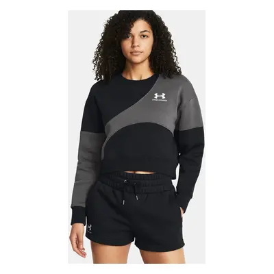 Women's Under Armour Essential Fleece Crop Crew Sweatshirt