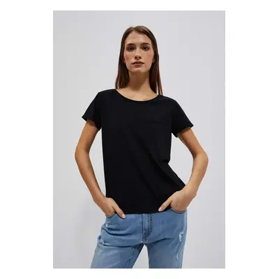 Cotton T-shirt with pocket