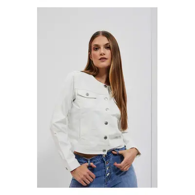 WOMEN'S JACKETS L-KU-4013 OFF WHITE