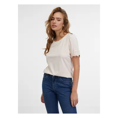 Orsay Beige Womens T-Shirt - Women