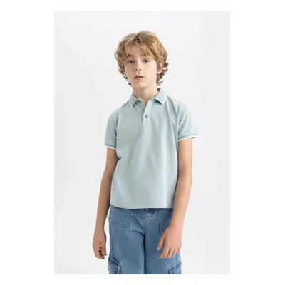 DEFACTO Boy's Short Sleeve Polo T-Shirt