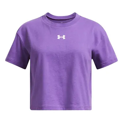 Girls' T-shirt Under Armour CROP SPORTSTYLE LOGO SS