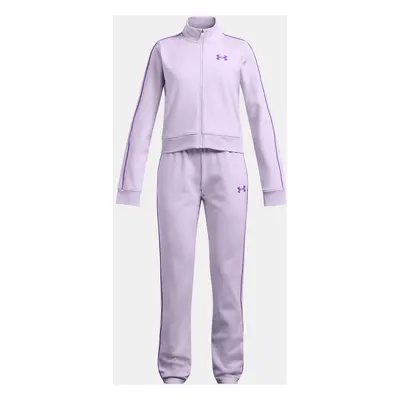 Girls' set Under Armour UA Icon Knit Crop Tracksuit-PPL - Girls