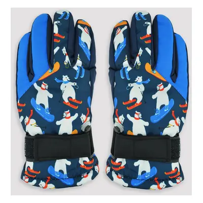 NOVITI Kids's Gloves RN063-B-01 Navy Blue