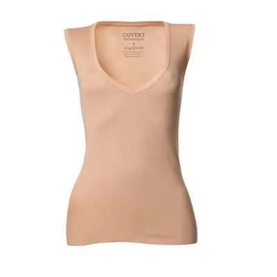 Women's invisible tank top Covert beige