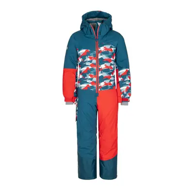 Boys' ski suit Kilpi PONTINO-JB turquoise