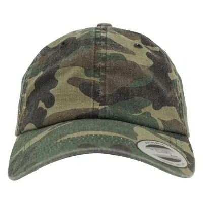 Low Profile Camouflage Camo Washed Cap