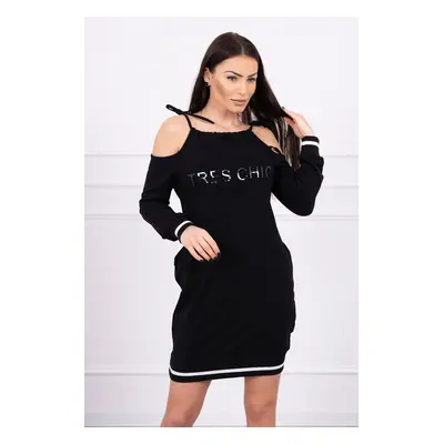 Tres Chic Dress Black