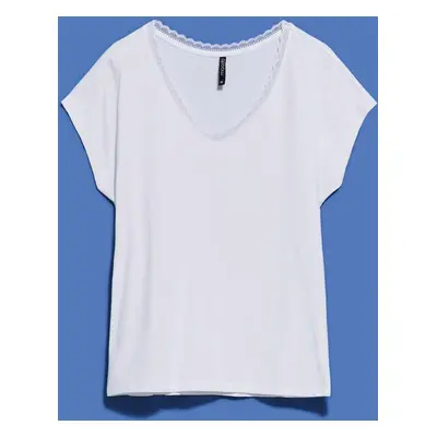 WOMEN'S T-SHIRT L-TS-4032 WHITE