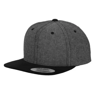 Chambray-Suede Snapback blk/blk