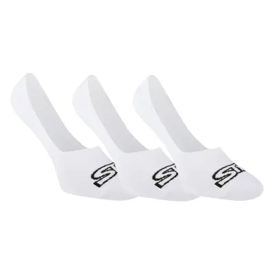 3PACK Styx extra low white socks