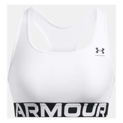 Women's bra Under Armour UA HG Mid Branded-WHT - Women's