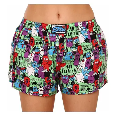 Women's boxer shorts Styx art classic rubber monsters